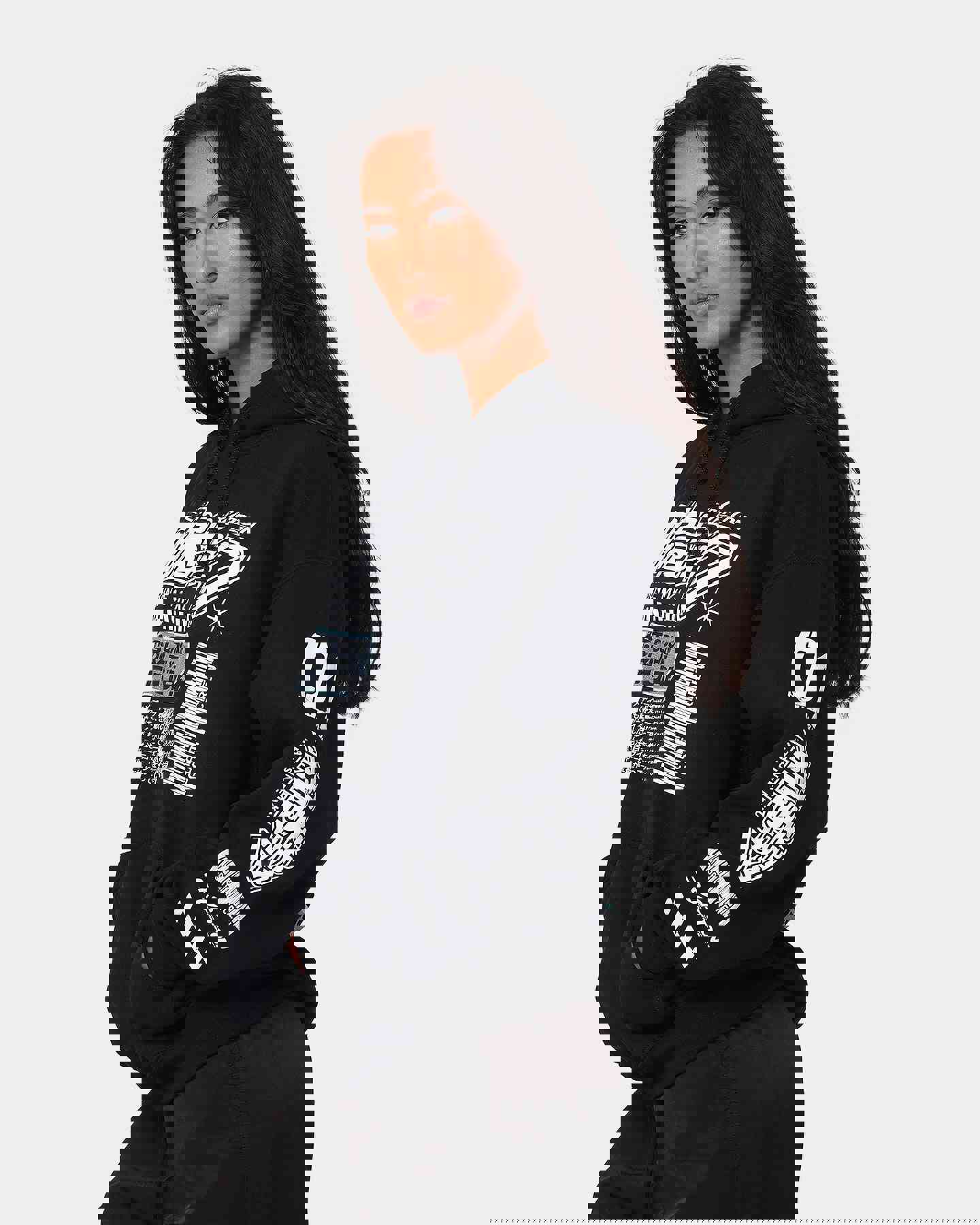 Goat Crew X Hatsune Miku Future Sound Hoodie Black