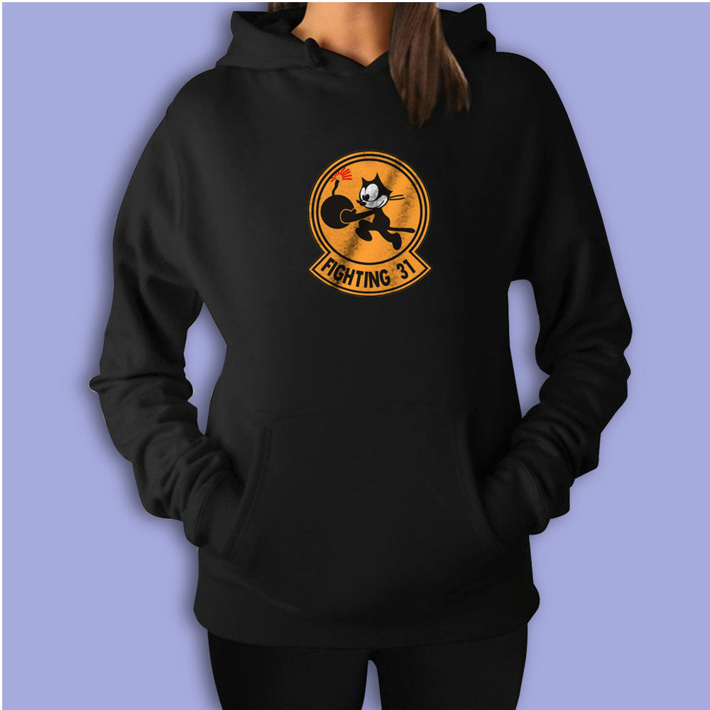 Felix Tom Cat Fighting 31 Women's Hoodie - Funny Cool Design