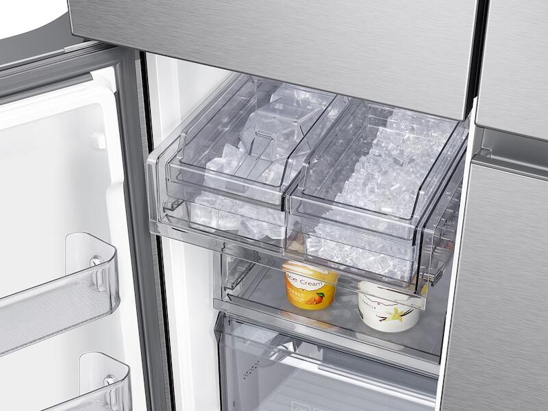 Samsung RF23A9071SR 23 Cu. Ft. Smart Counter Depth 4-Door Flex™ Refrigerator With Autofill Water Pitcher And Dual Ice Maker In Stainless Steel