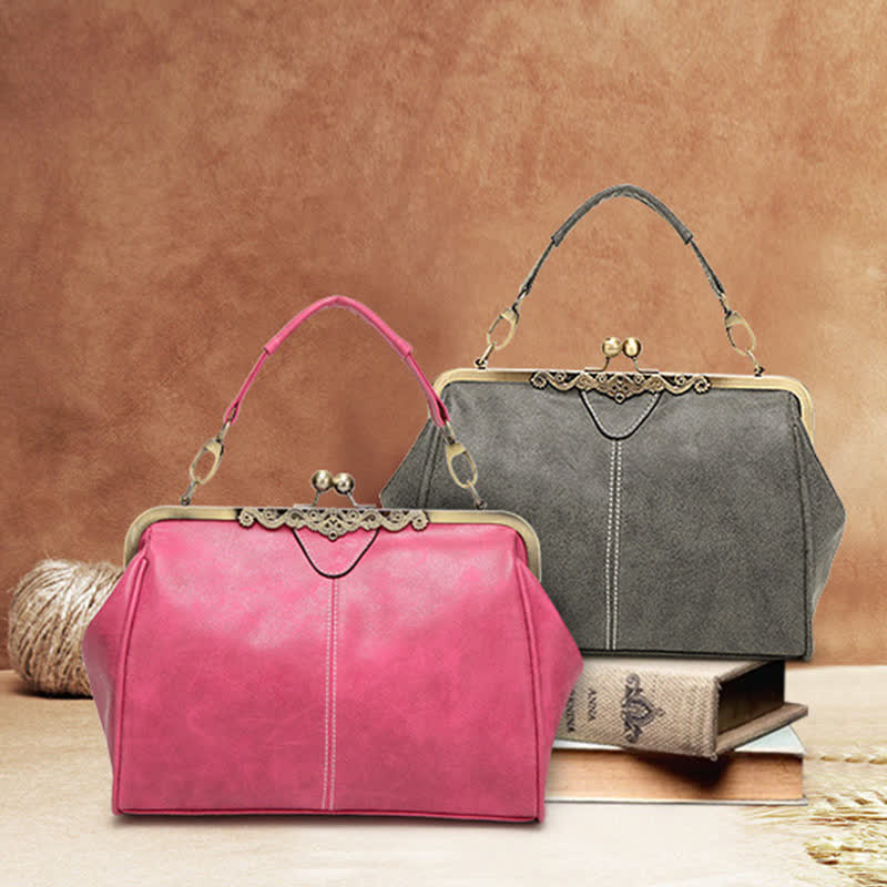 Limited Stock: Large Capacity Retro Oil Wax Shoulder Bag