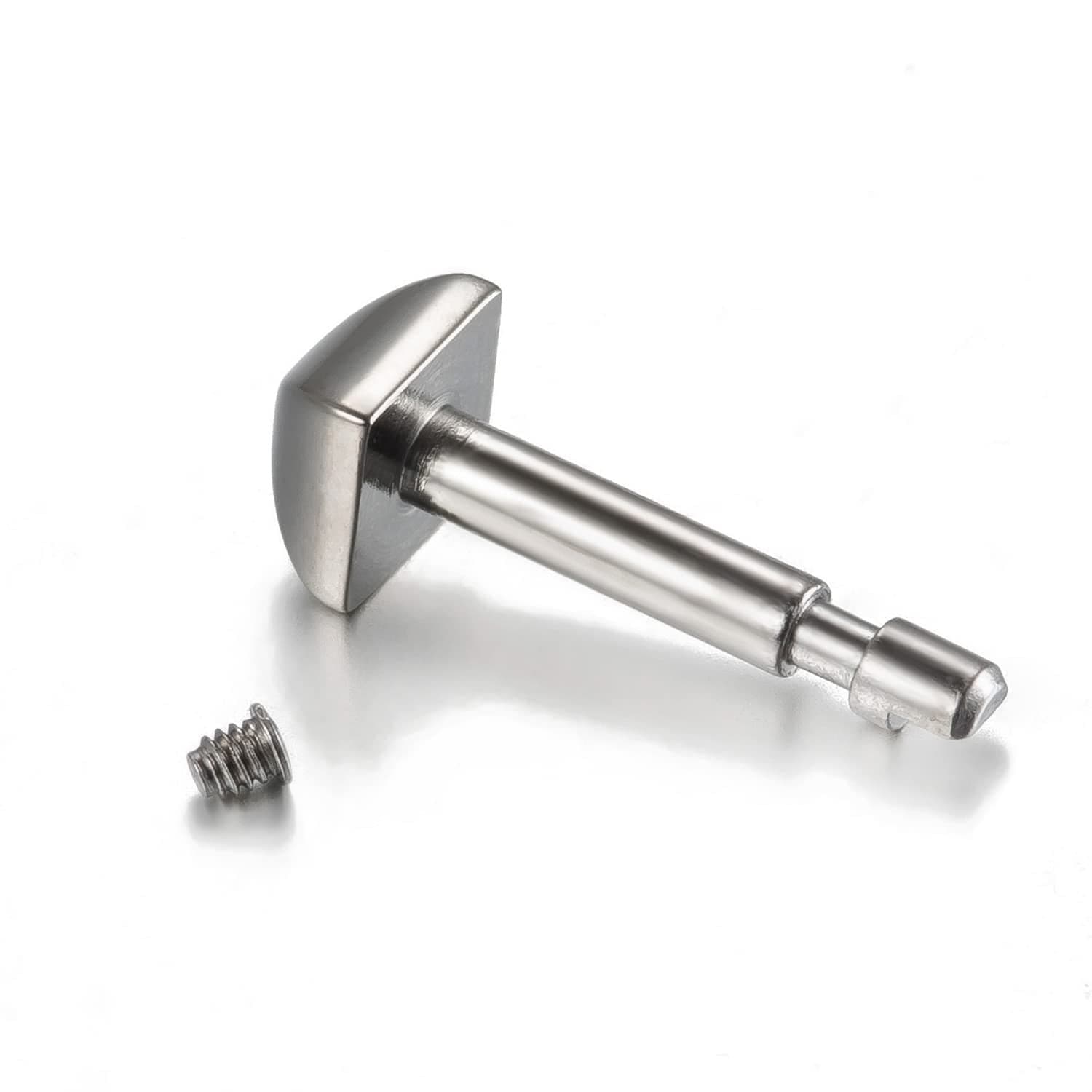 Four-sided Pyramid Screw Tube Bracelet Link Bar for Cartier Pasha 32mm Watch Lug Connect Kit