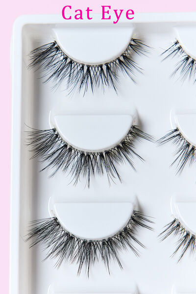 SO PINK BEAUTY Faux Mink Eyelashes 5 Pairs - Luxurious & Comfortable