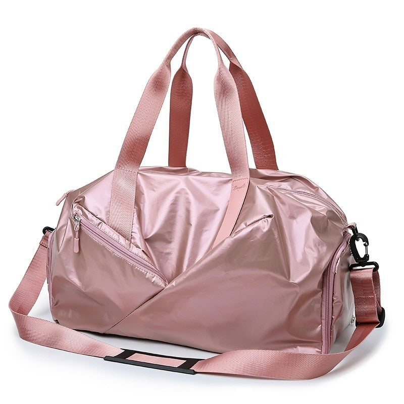 Women's Oxford Cloth Travel Bag - Large Capacity, Waterproof, Dry & Wet Separation