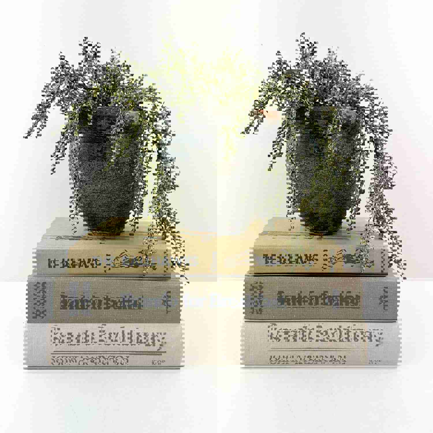Gray Book Set for Home Decor