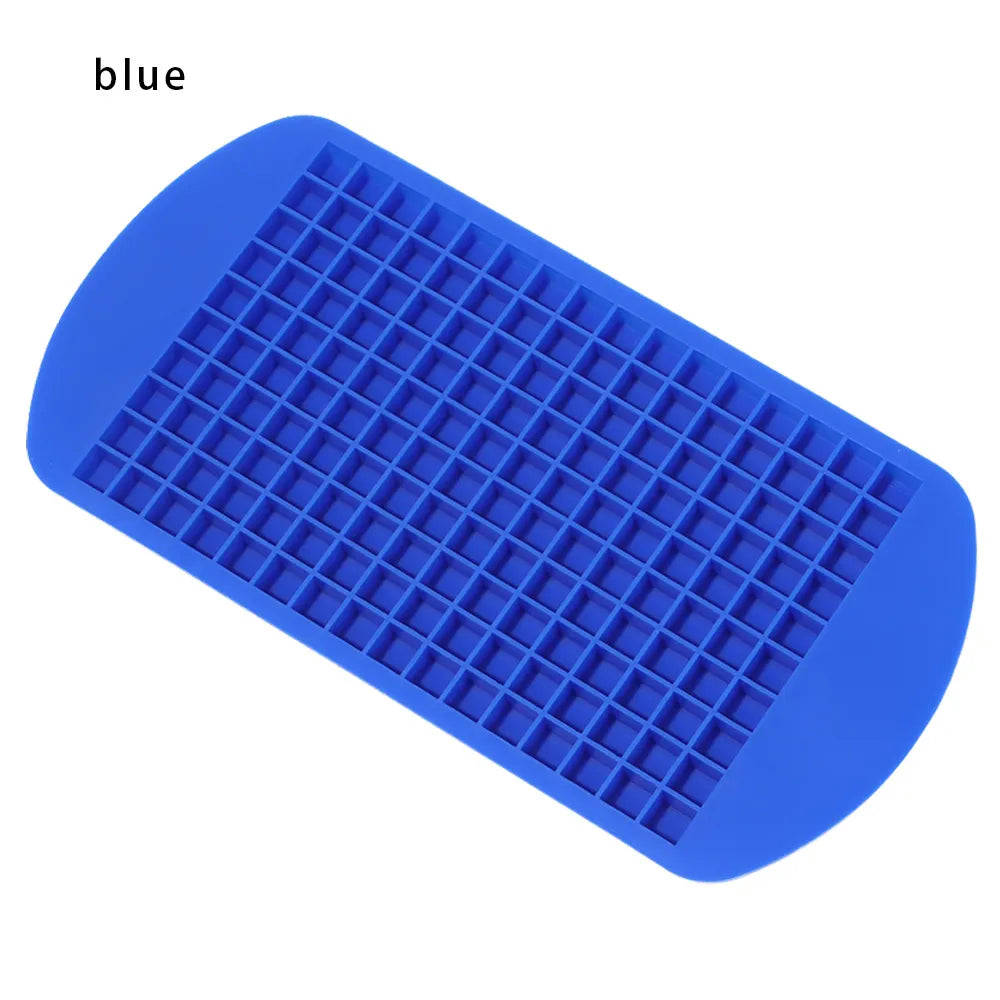 160 Grids Silicone Ice Cube Tray for DIY Fruit, Whiskey, and Kitchen Crafting