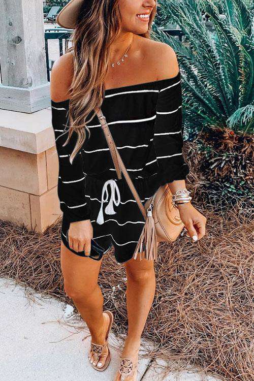 Meridress Oxygen Beauty Striped Jumpsuit