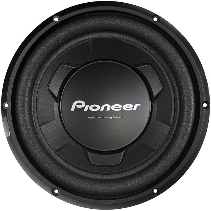 Pioneer TSW106M 1100 Watt 10-Inch Subwoofer 4ohm Single Voice Coil
