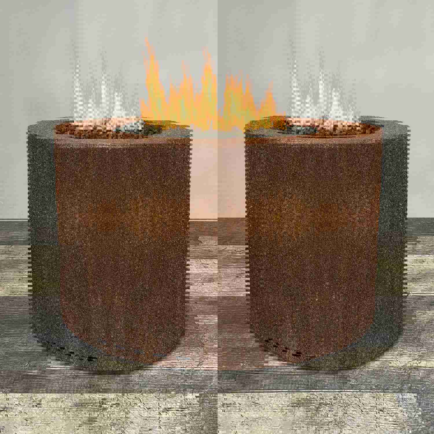 Starfire Designs Gravity 45 Round Corten Steel Gas Fire Pit