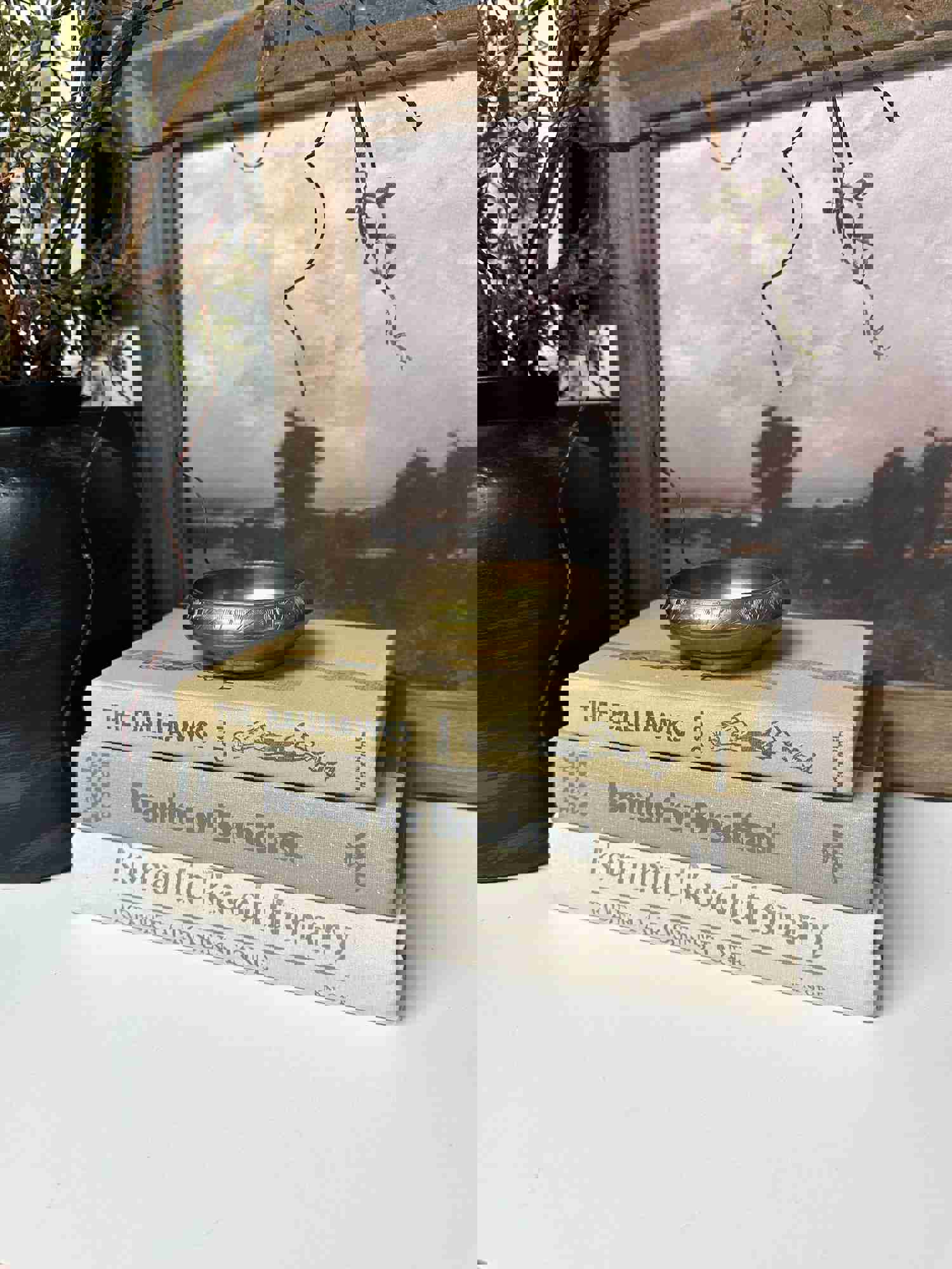 Gray Book Set for Home Decor