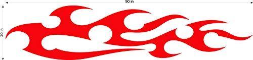 Auto Truck Car Boat Side Flames Tribal Decal Sticker TF013 - High Gloss Vinyl Decal for Vehicles