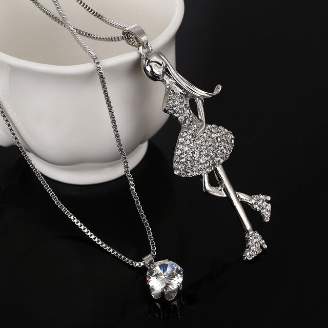 2017 Fashion Opal Statement Necklace for Women - Vintage Leather Jewelry