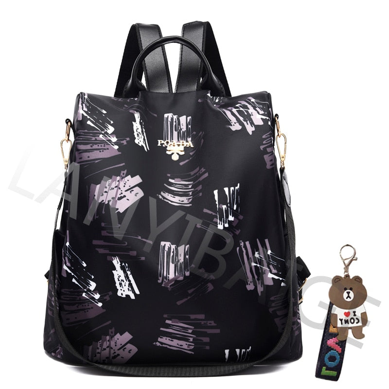 Fashion Unisex Backpack with Large Capacity for School, Travel, and Daily Use