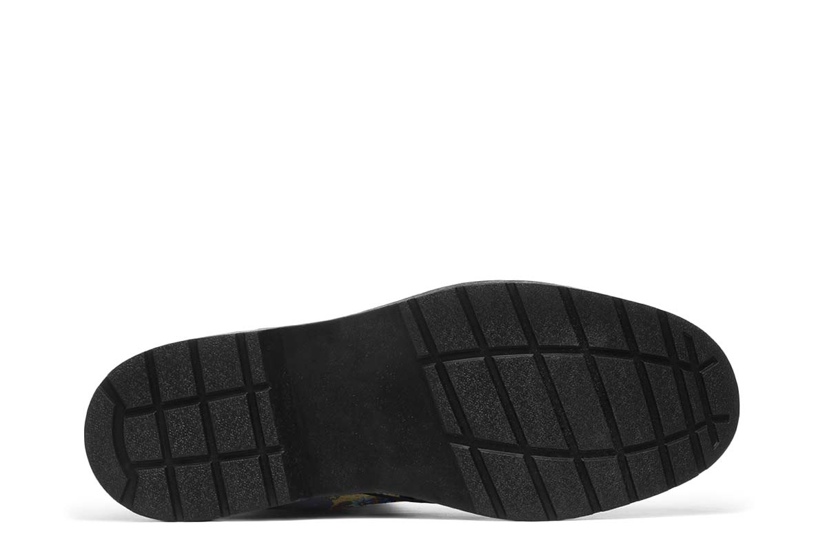 Floral Chemistry Winter Boots - Custom Printed, High-Quality Microsuede with Memory Foam Insoles