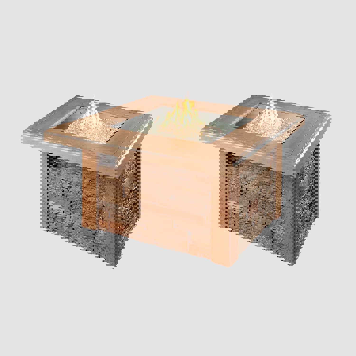 Sierra Square Gas Fire Pit Table