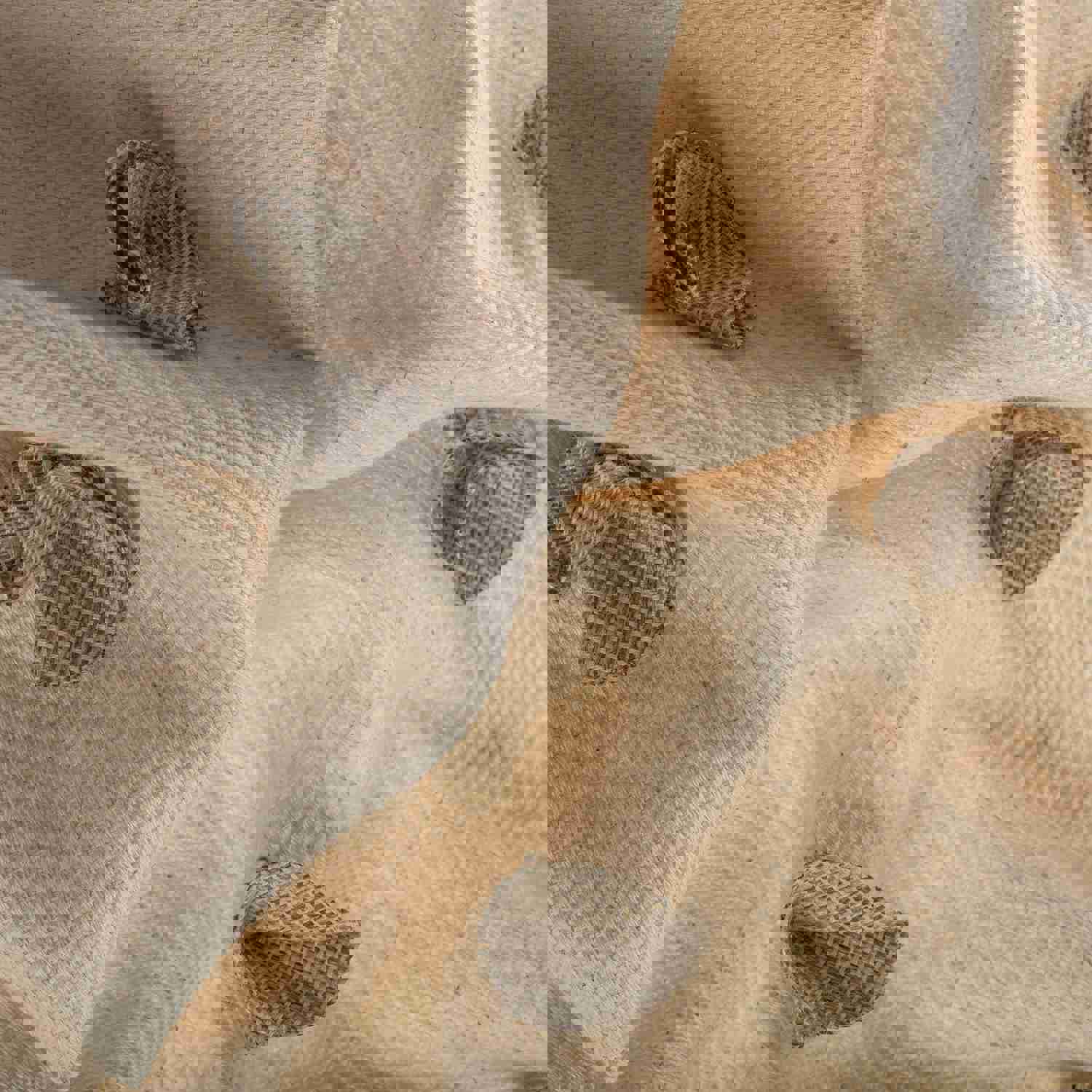 Real Linen Handmade Cream 100% Handmade Custom Linen Sheer Curtain