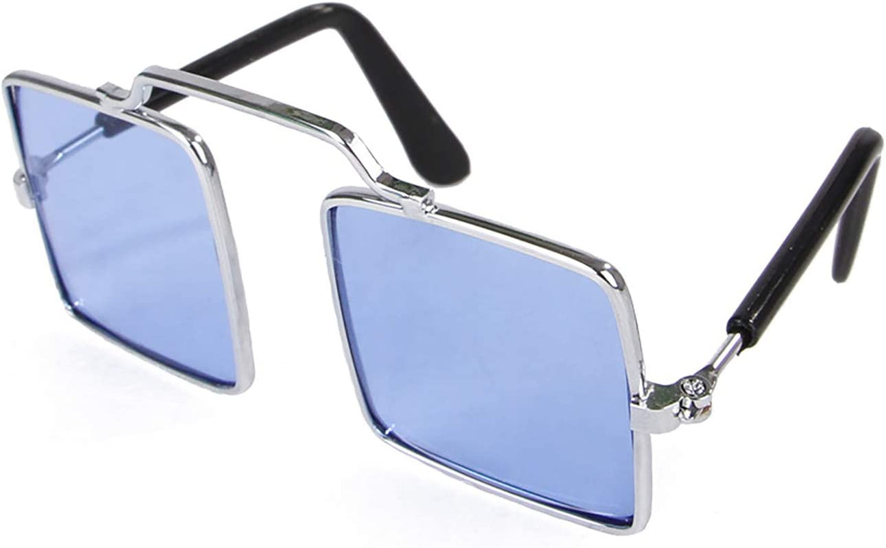 BARMI Pet Sunglasses - Fashion Square Glasses for Small Cats and Dogs