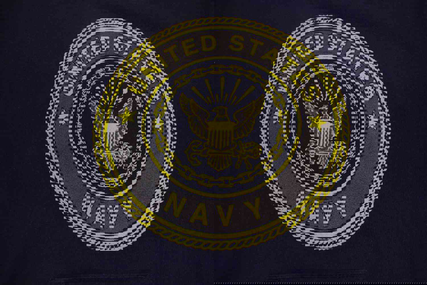 SOFFE 50/50 Hoodie Sweatshirt Blue US Navy USN Reflective Hooded Vintage 80s