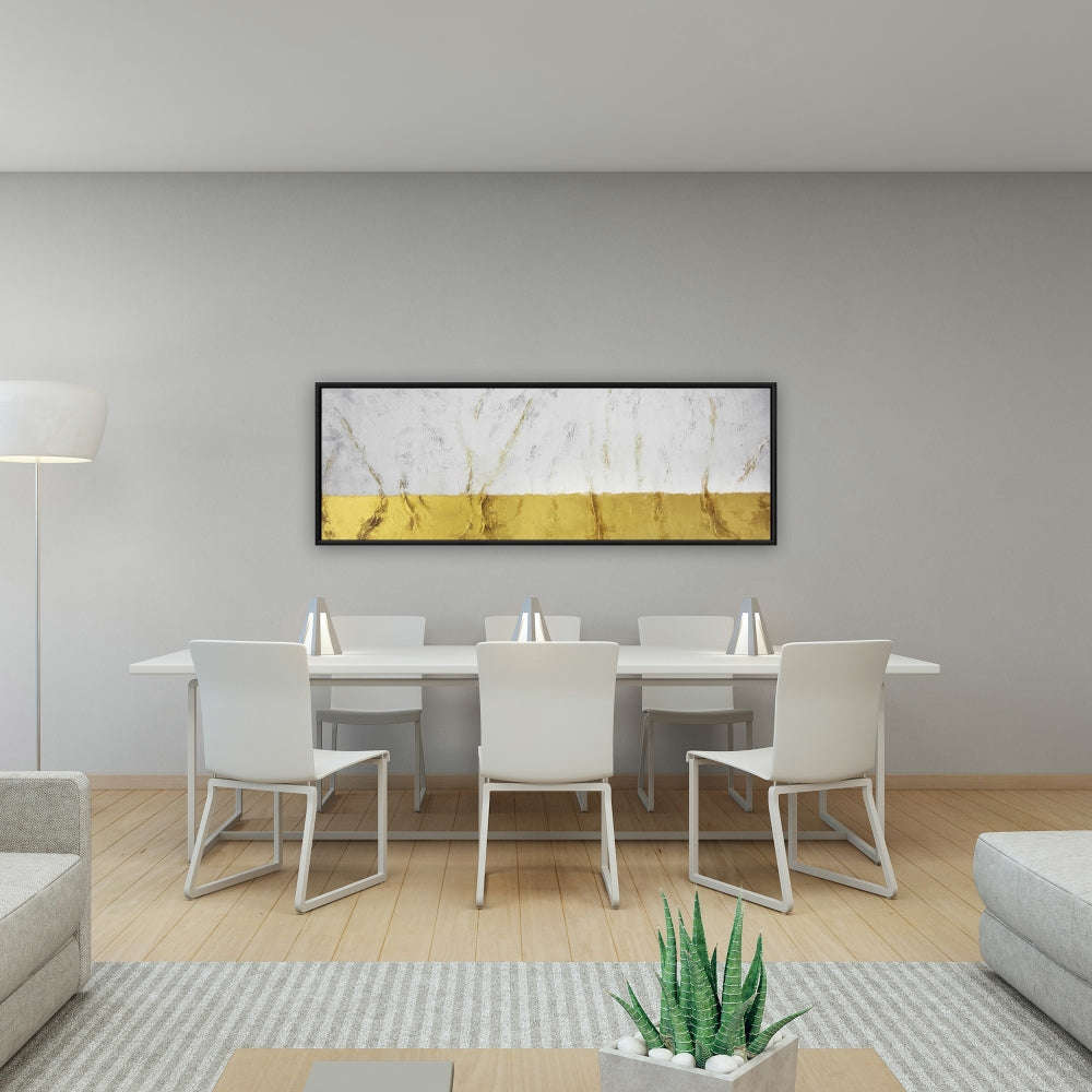 Golden Shine Fine Art Gallery Wrapped Canvas 16x48