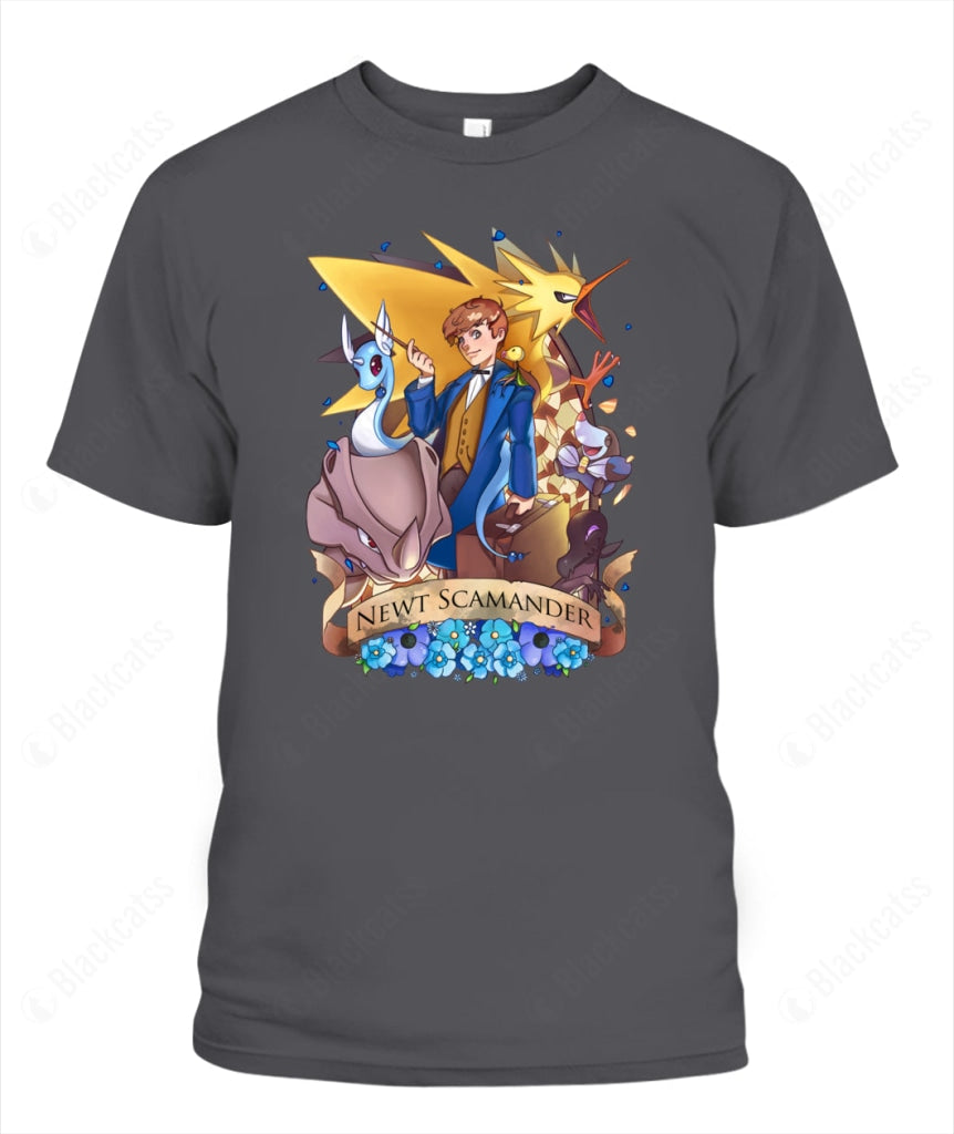 PKM Newt Custom Graphic Apparel - Unisex Classic Fit Cotton T-Shirt