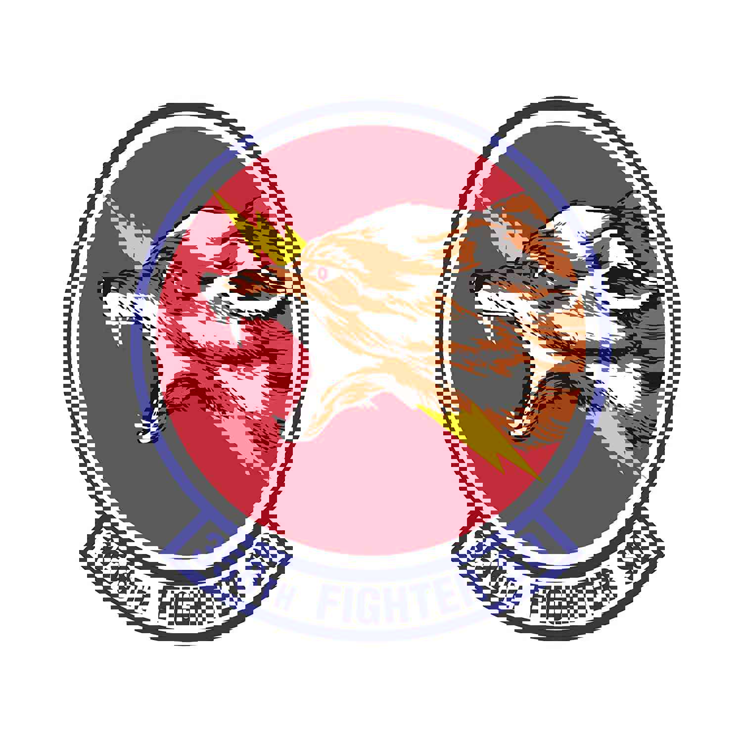 358th Fighter Operations Squadron - Patch Vinyl Decal - Multiple Sizes Available