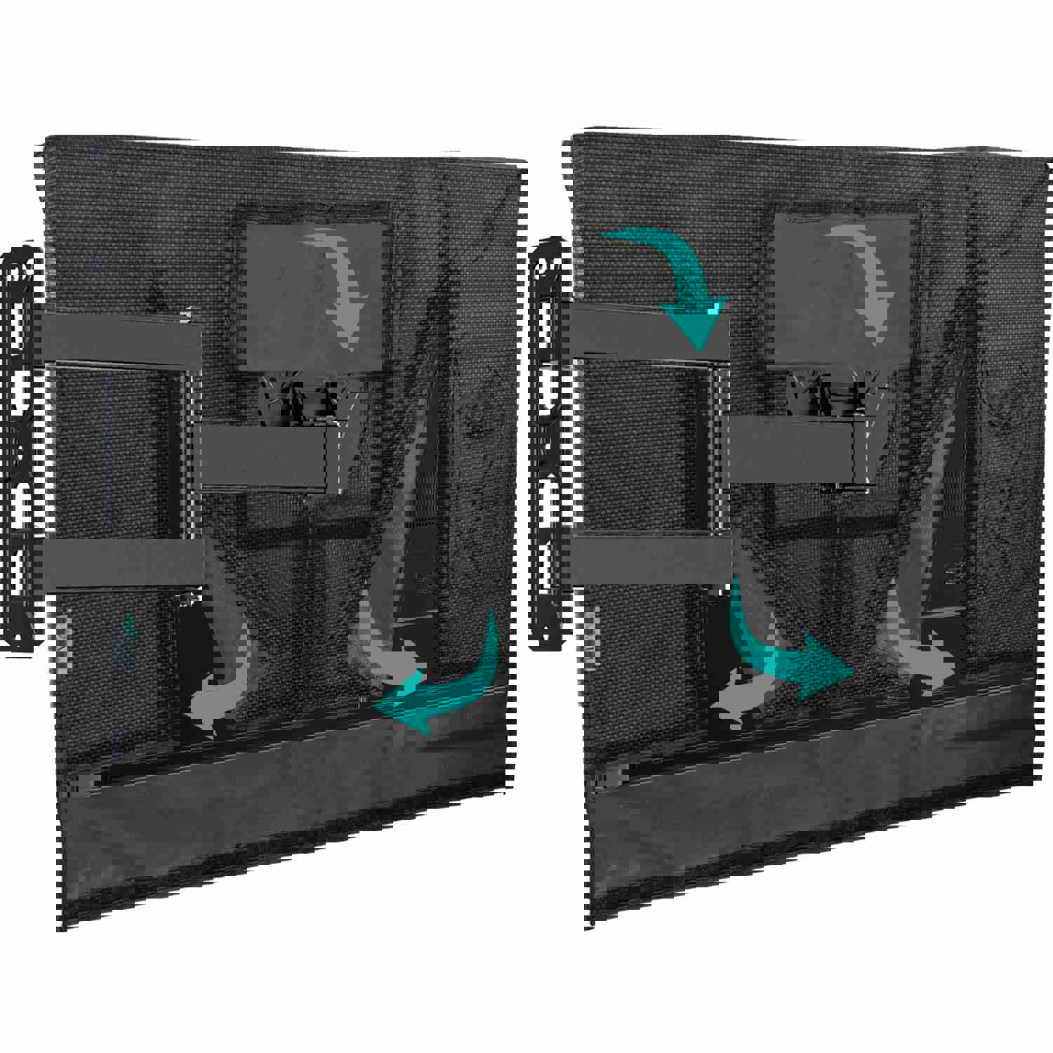 WALI Outdoor TV Cover for 40 to 43 inch Flat Screen TVs, Black, TC4043
