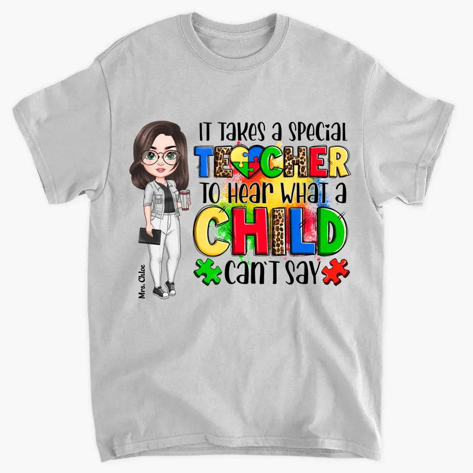 Personalized Custom T-shirt - Special Education Teacher Gift for Teachers Day or Birthday