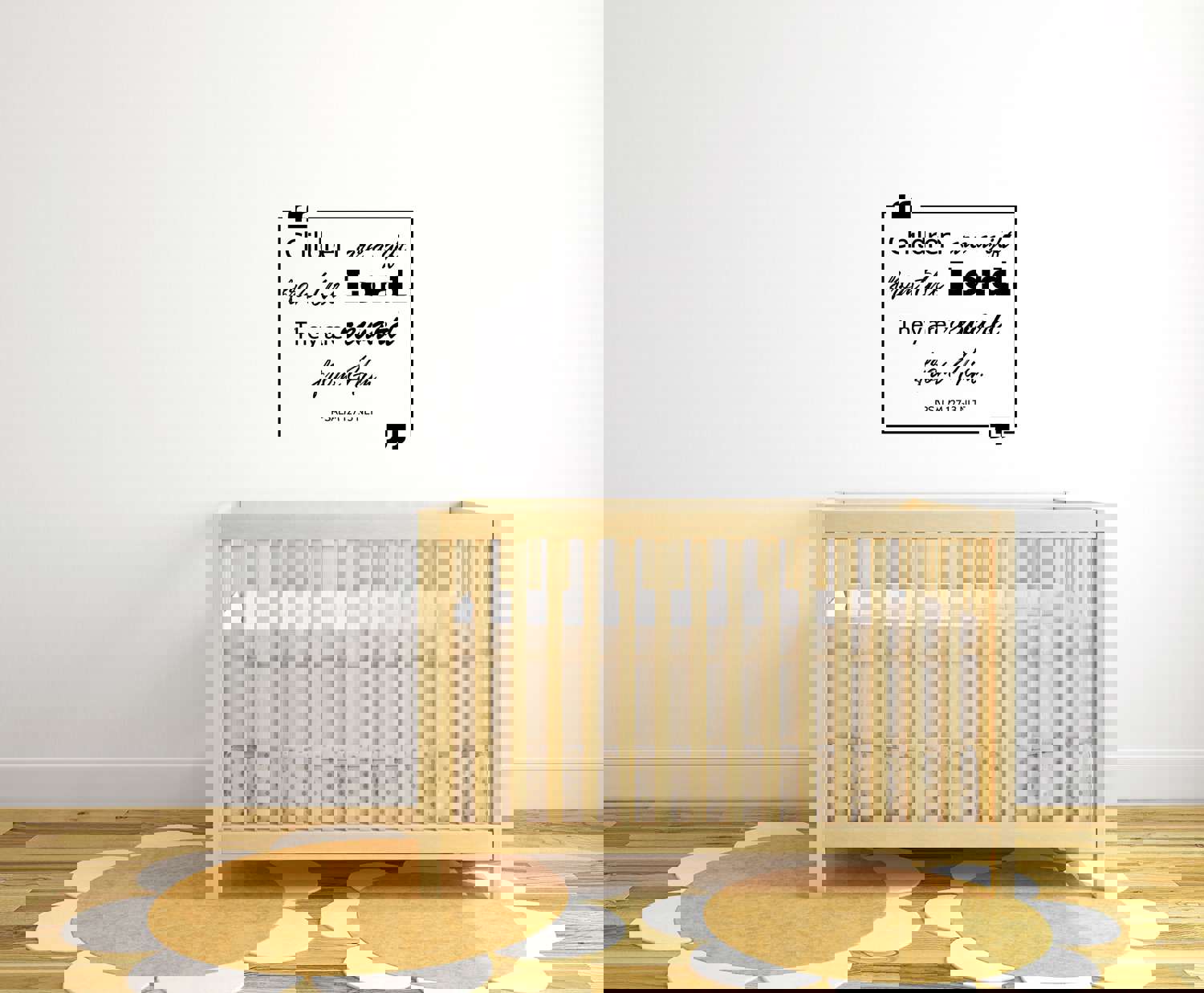 Baby Quotes Vinyl Wall Sticker Wall Decal - Gift from the Lord Psalm Baby Children Family Quote