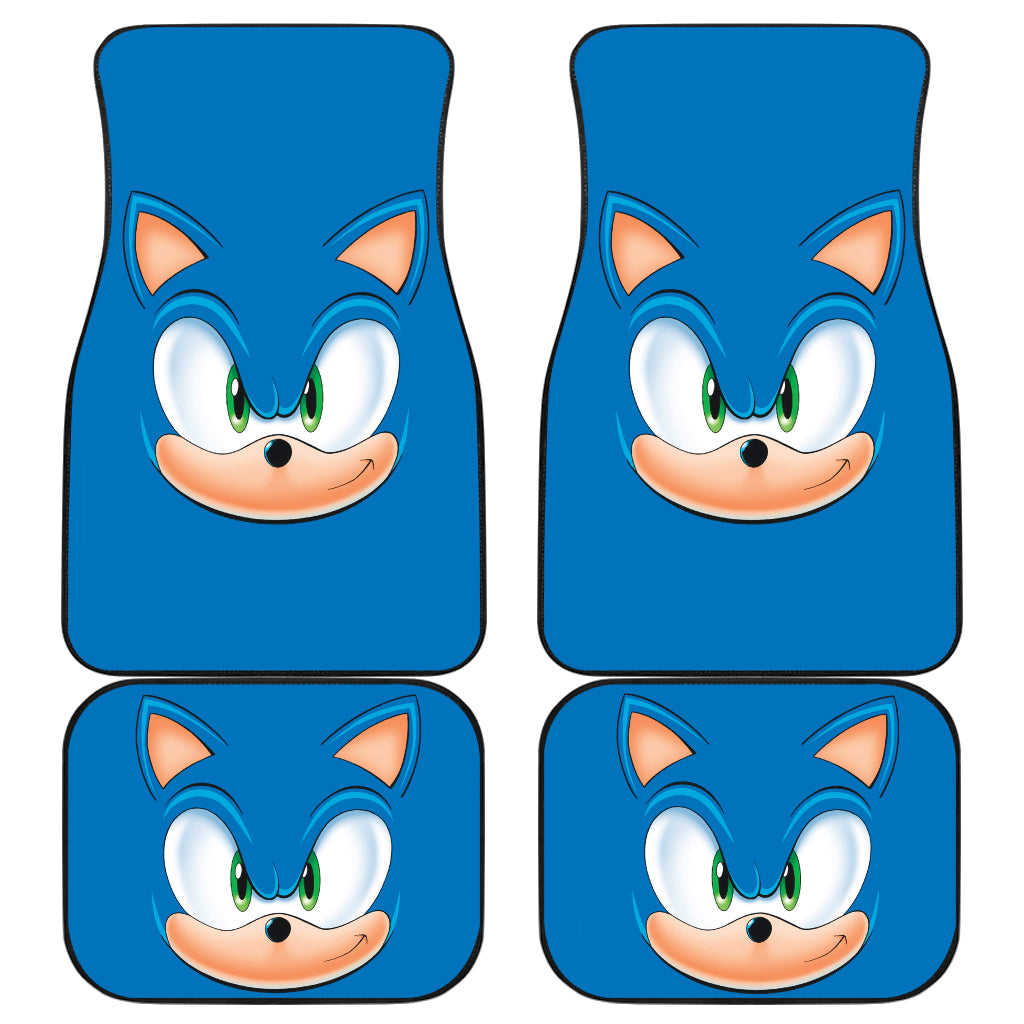 Custom Sonic The Hedgehog Car Floor Mats for Fans - High-Quality Cartoon Car Accessories