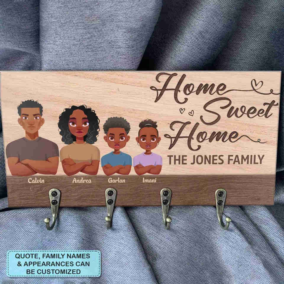 Personalized Custom Key Holder - Perfect Gift for Family Members