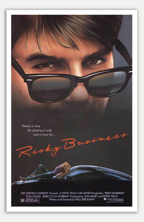 Risky Business - 11 x 17 Movie Poster (1983 Reprint)