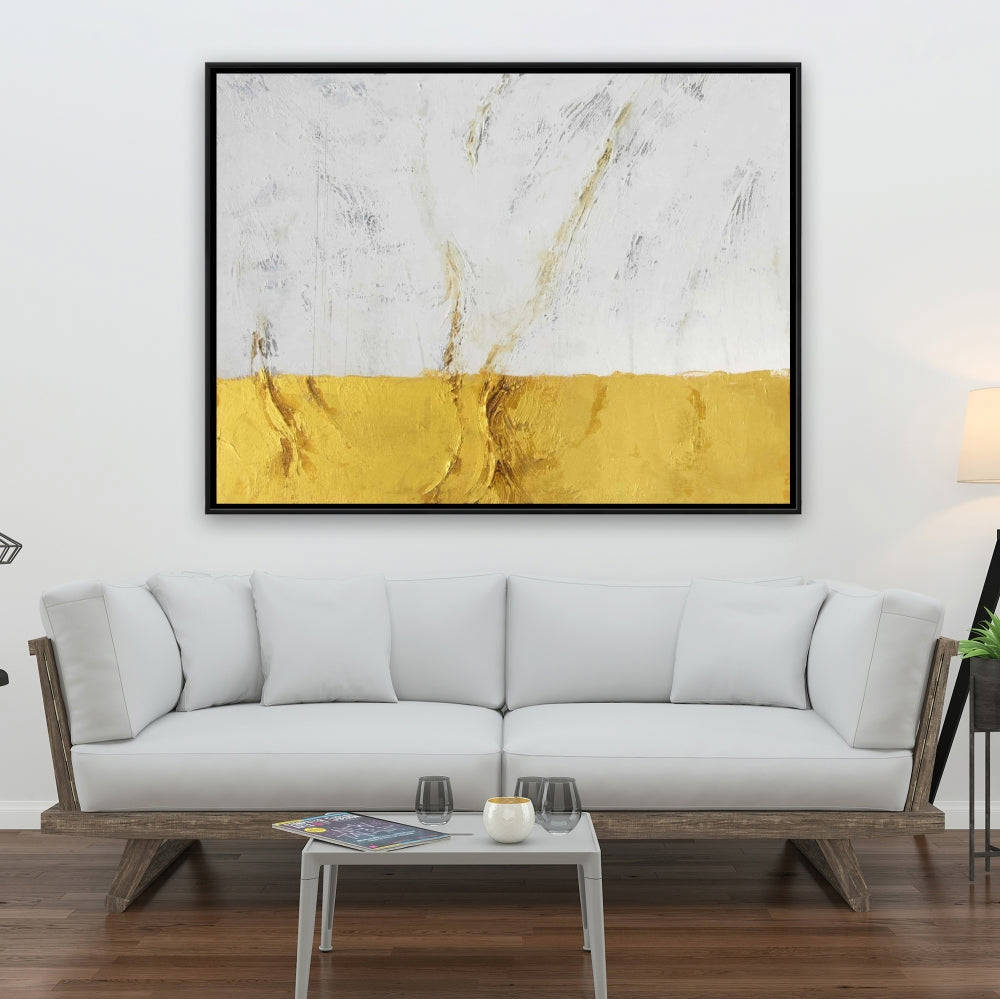 Golden Shine Fine Art Gallery Wrapped Canvas 16x48