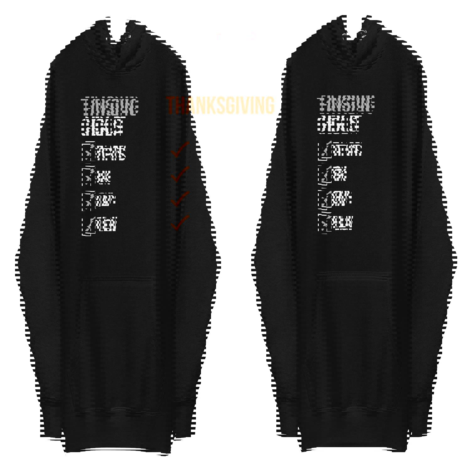 Mike Sorrentino Thanksgiving Checklist Hoodie