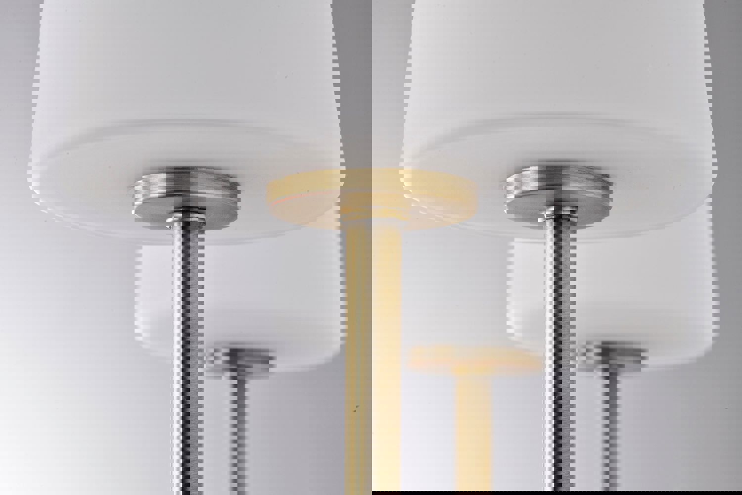 SATCO/NUVO Cordello 2 Light Sconce Vintage Brass Finish Etched White Opal Glass