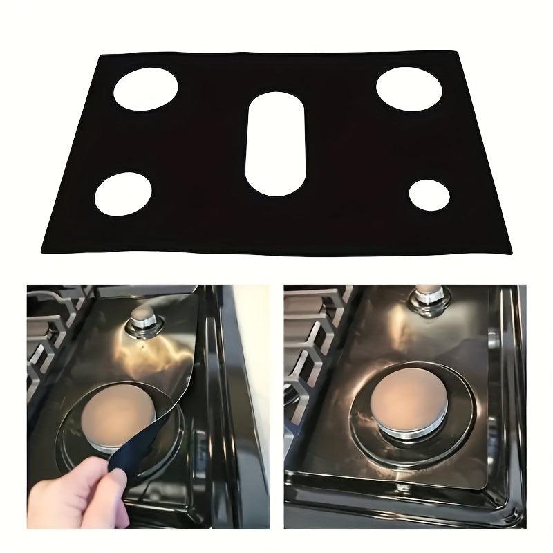 1pc Non-Stick Gas Stove Cover Protector, Reusable Oven Liner, Washable Stove Mat