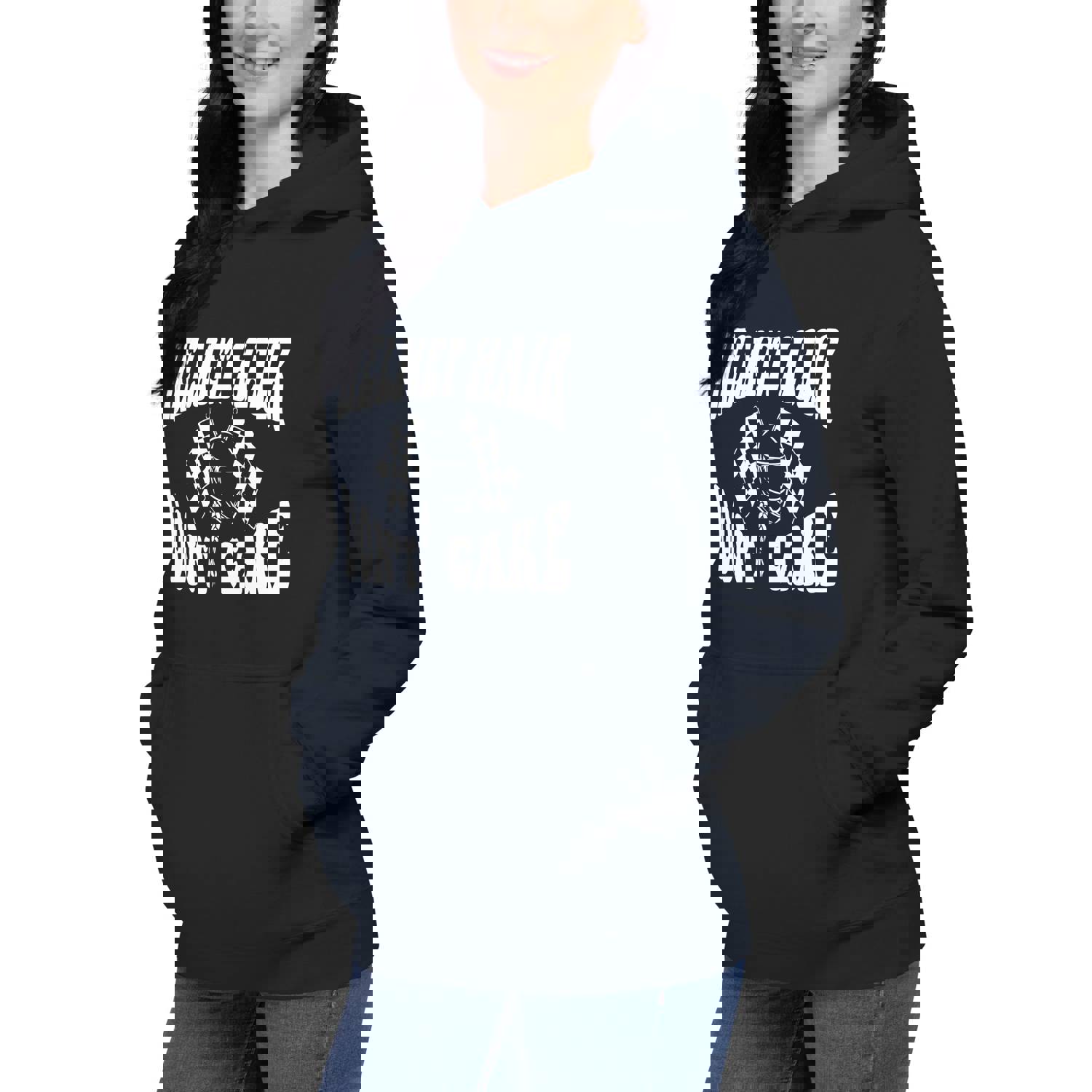 Helmet Hair, Don't Care! Race Car Driver Inspired Hoodie