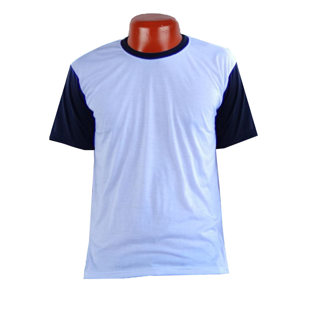 TKU24 Personalized Unisex Crew Neck Black Short Sleeve T-Shirt - White