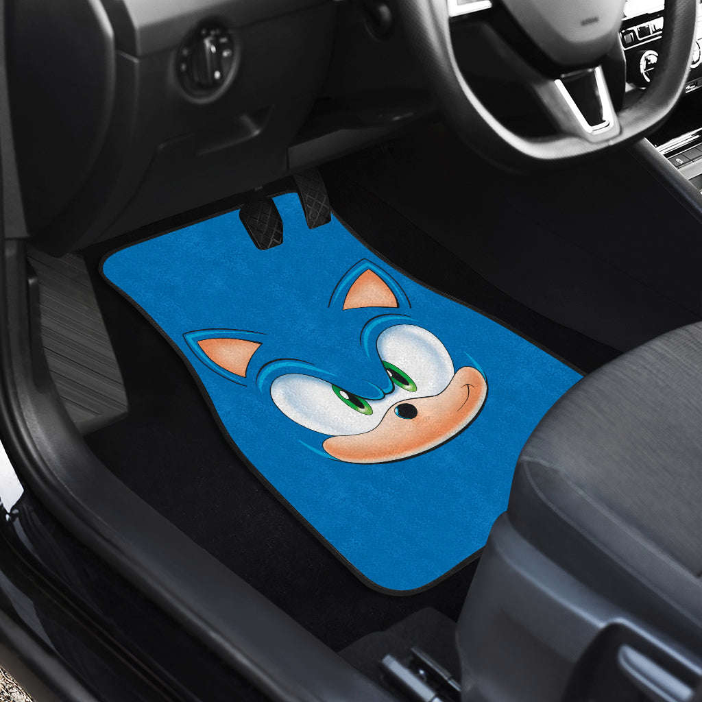 Custom Sonic The Hedgehog Car Floor Mats for Fans - High-Quality Cartoon Car Accessories