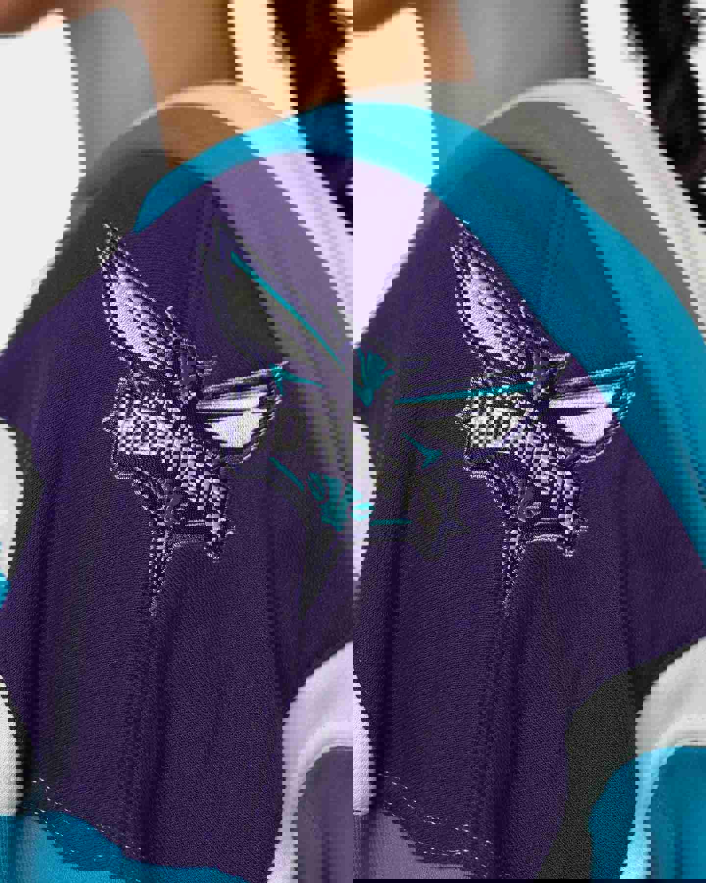 47 Brand Charlotte Hornets Superior Lacer Hoodie Neptune