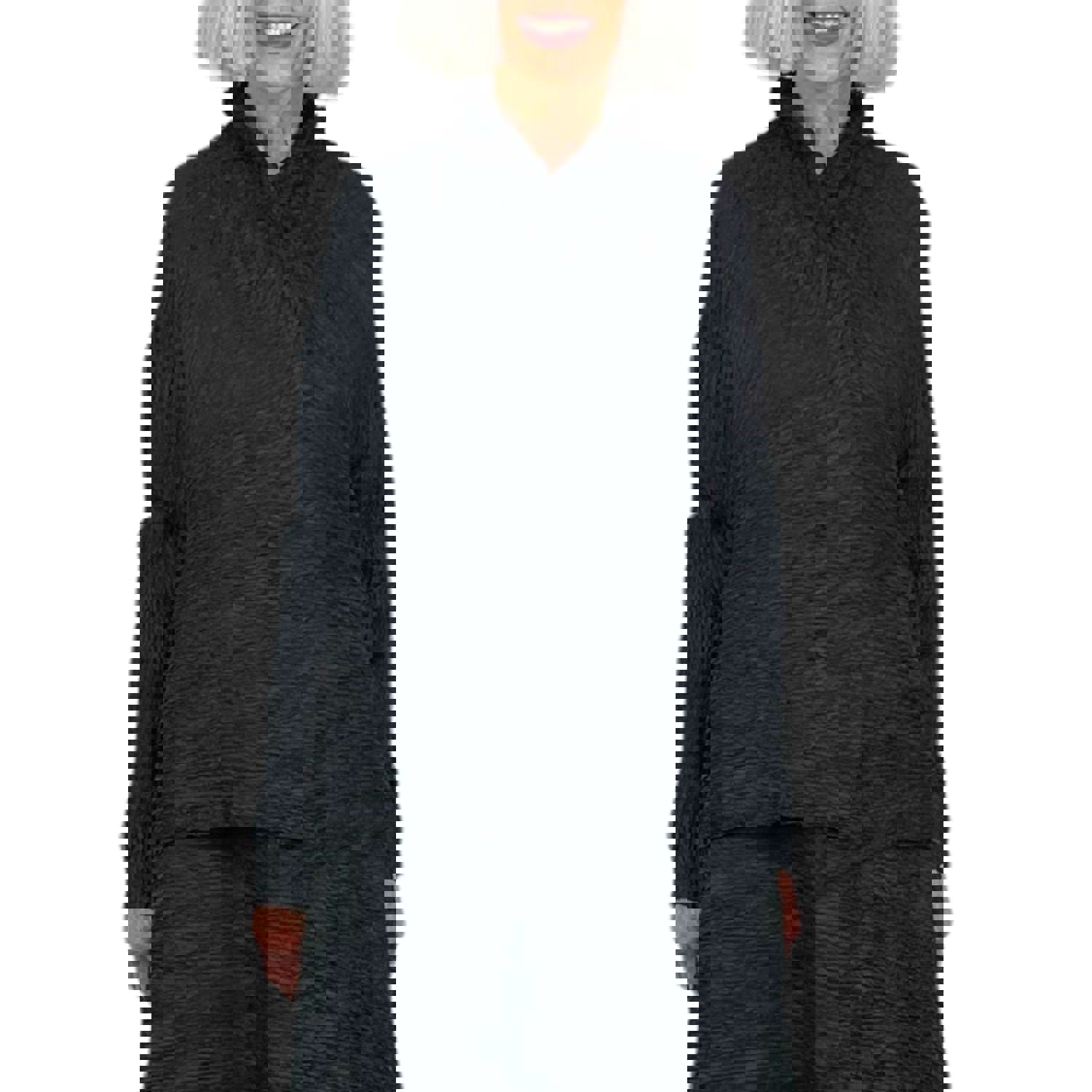 PLEATED CROP JACKET
