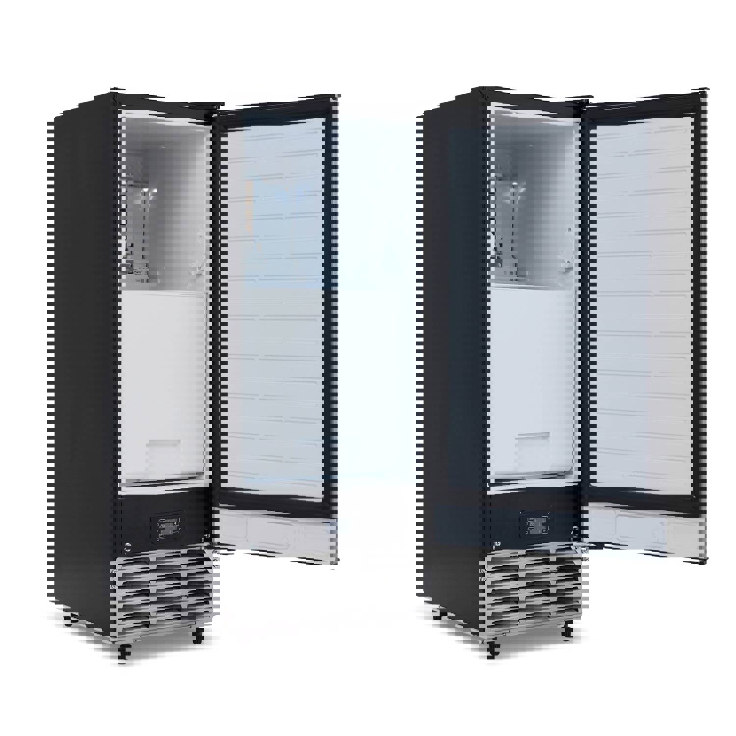 Newair 15” Undercounter 80lb Daily Clear Ice Cube Maker Machine with Self-Cleaning Function