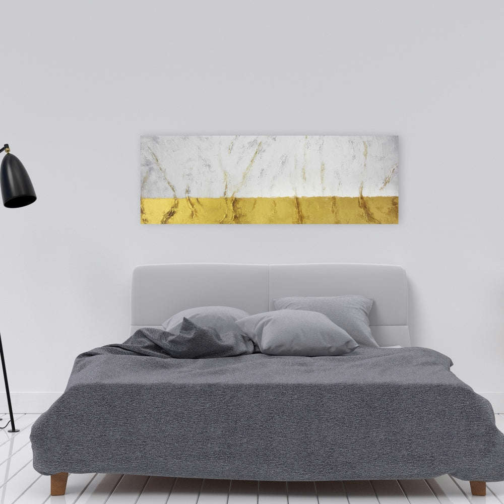 Golden Shine Fine Art Gallery Wrapped Canvas 16x48