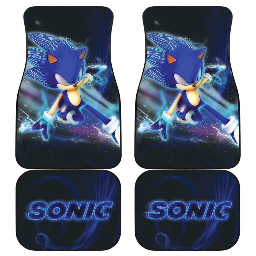 Sonic The Hedgehog Custom Car Floor Mats - Cartoon Car Accessories for Fans