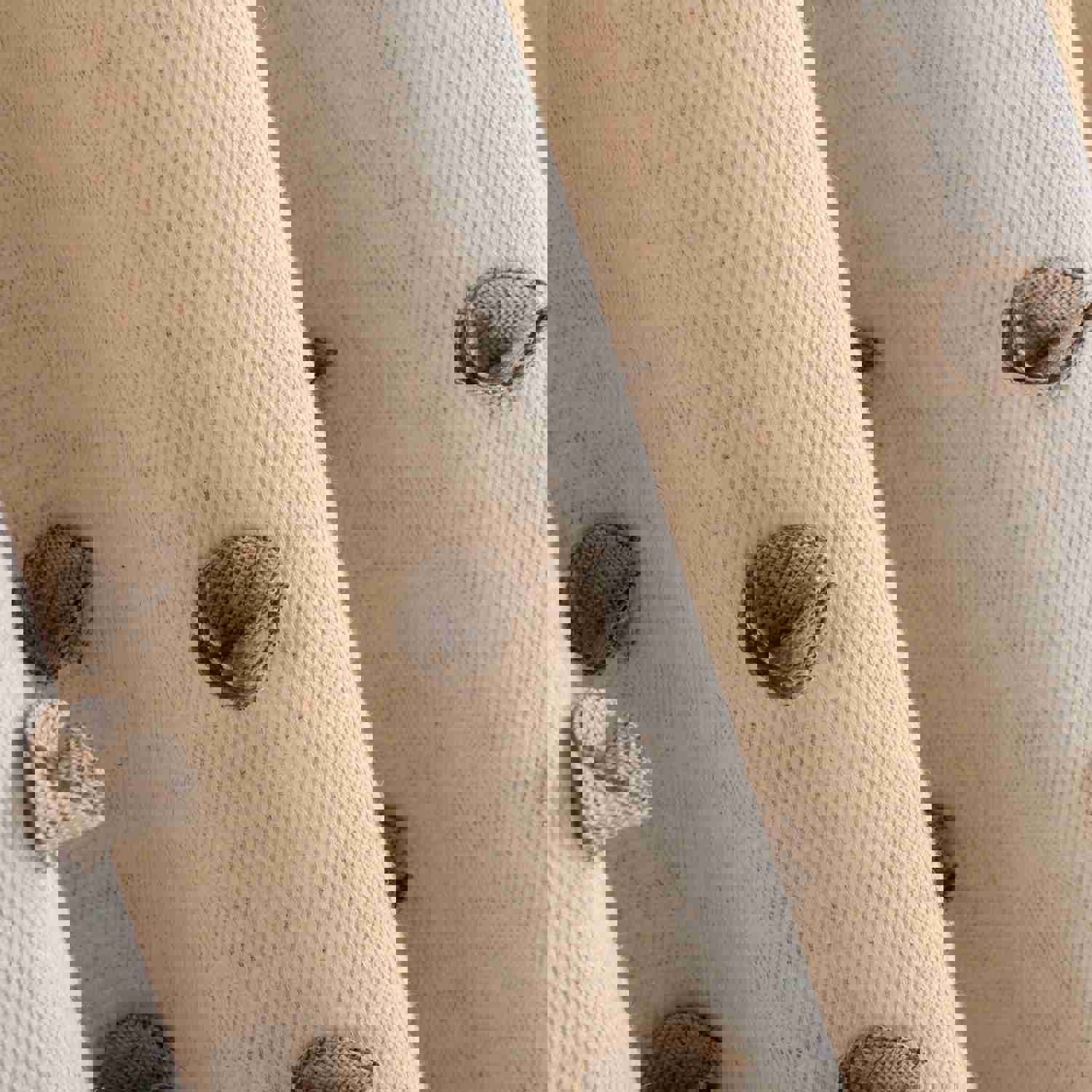Real Linen Handmade Cream 100% Handmade Custom Linen Sheer Curtain