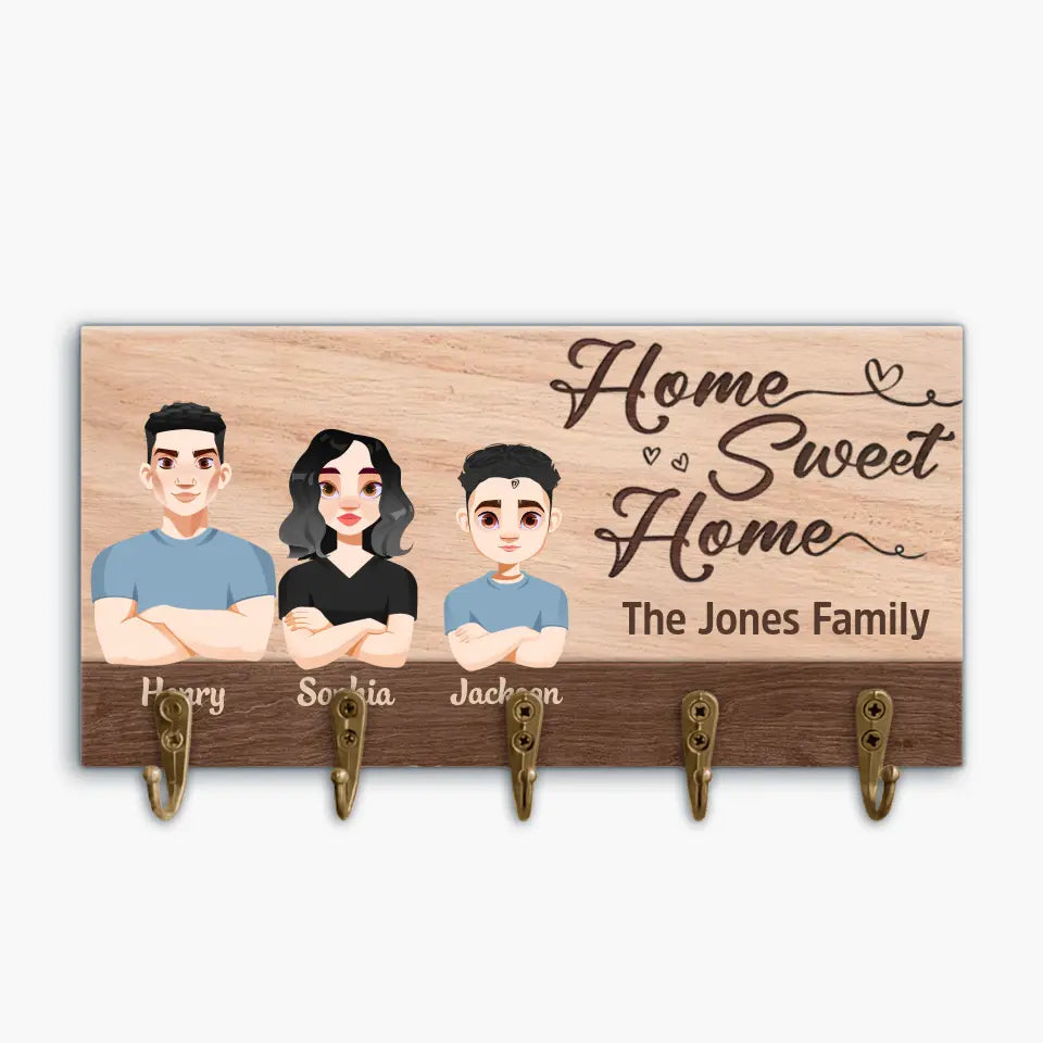 Personalized Custom Key Holder - Perfect Gift for Family Members