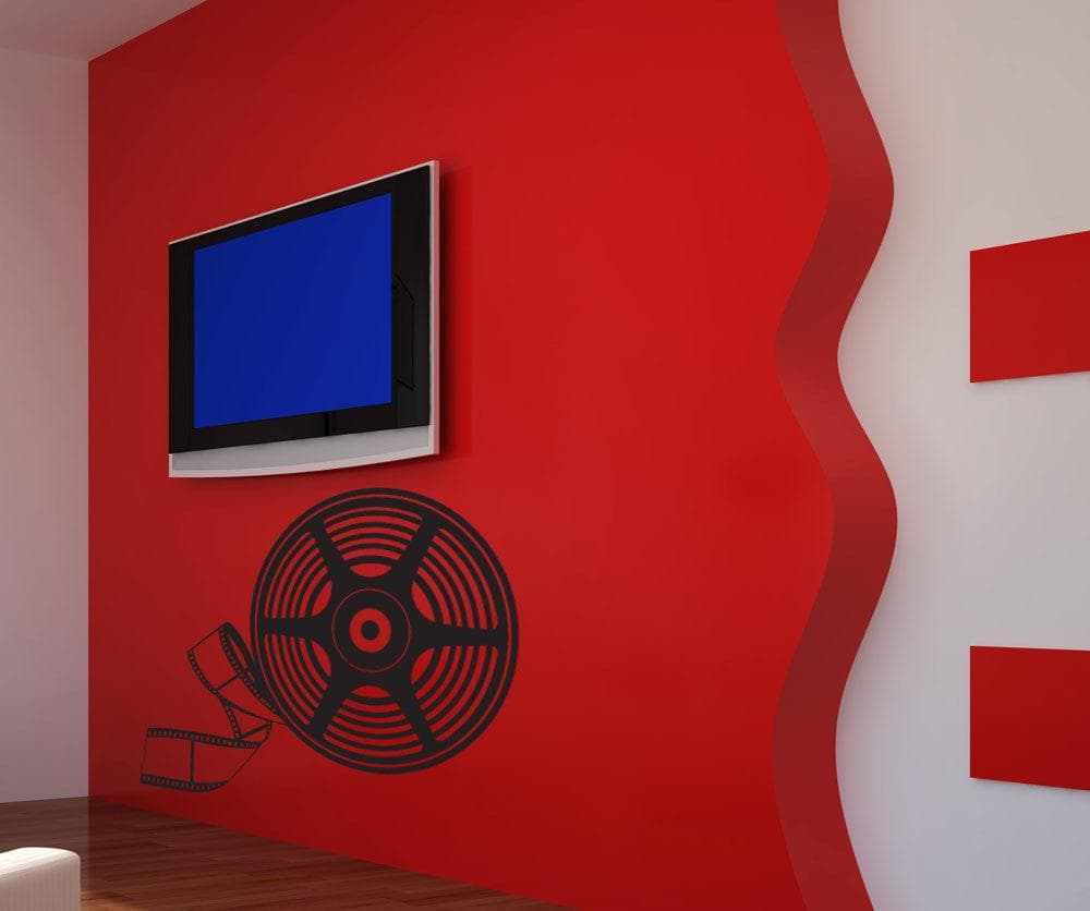 Big Movie Reel Vinyl Wall Decal Sticker #1202 - Removable & Easy to Apply