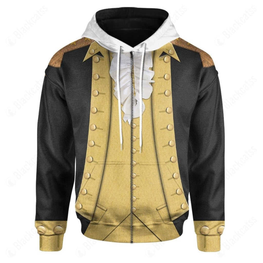 Custom Historical First President Of U.S George Washington Apparel