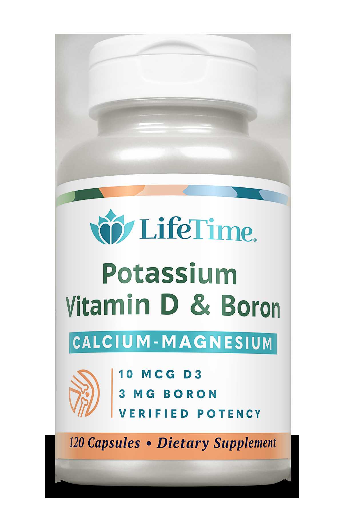 Calcium Magnesium Potassium with Vitamin D & Boron - Bone & Muscle Support Supplement