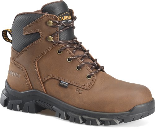 Carolina Men's 6" Waterproof Steel Toe Work Boot - Brown CA3593