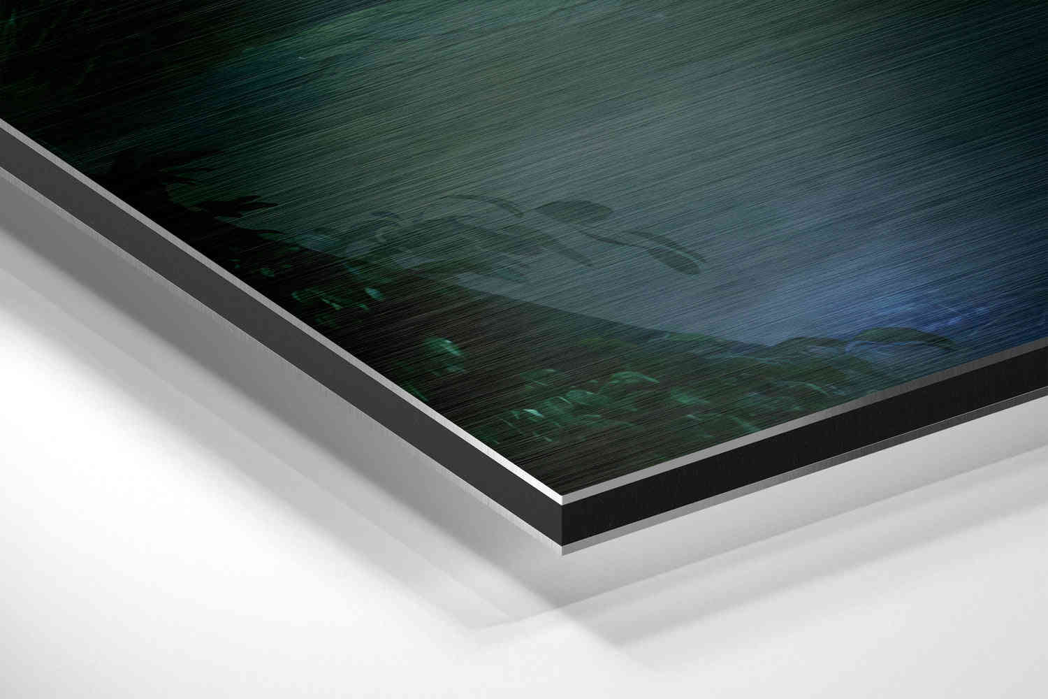 Do or Do Not Brushed Aluminium Dibond Wall Art