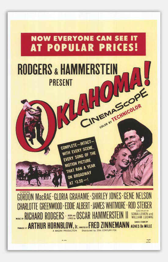 Oklahoma! - 11 x 17 Movie Poster (1956 Reprint)